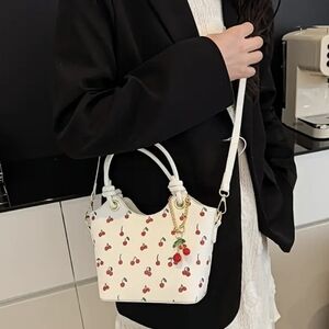 Cherry Purse With Cherry Charm New